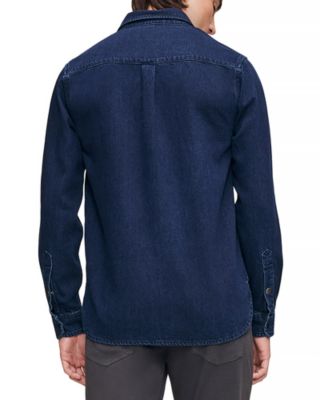 Dominick Denim Shirt in Rain Storm