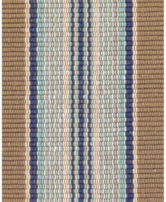 Dash Albert by Annie Selke DA142 Blue Heron Stripe Indoor/Outdoor Area Rug, 5'0"x8'0"