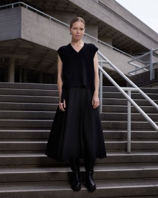 Wool Sleeveless Sweater