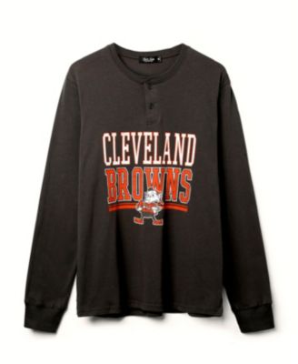  Unisex NFL Cleveland Browns Long Sleeve Henley