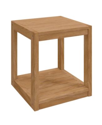 Carlsbad Teak Wood Outdoor Patio Side Table
