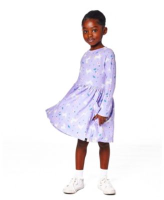 Girls' Jersey Dress with Pockets - Big Kid