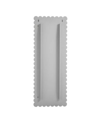 Emmeline Scalloped Rectangle Floor Mirror