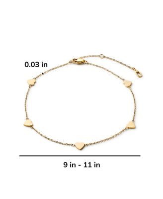 Stainless Steel Wylie Gold Anklet