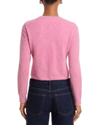 Tinsel Knit Slim Cardigan Sweater 