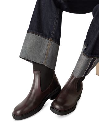 Women's Elastic Chelsea Boots