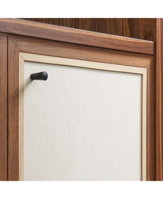 Capri 4-Shelf Wood Grain Bookcase