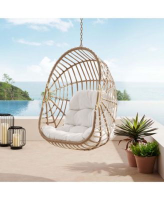 Amalie Wicker Rattan Outdoor Patio Rattan Swing Chair without Stand