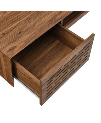 Merit 60" Wall Mount Wood Office Desk