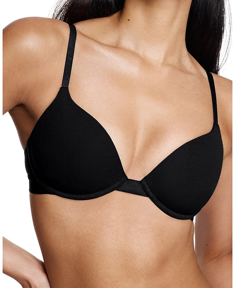 Pepper Supima Cotton Lift Up Bra In Black