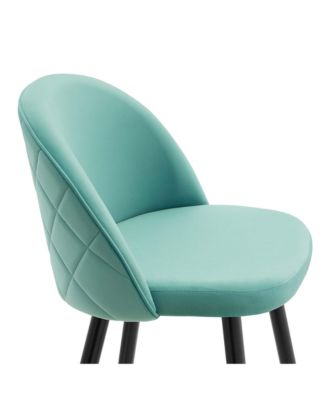 Cordial Performance Velvet Counter Stools, Set of 2