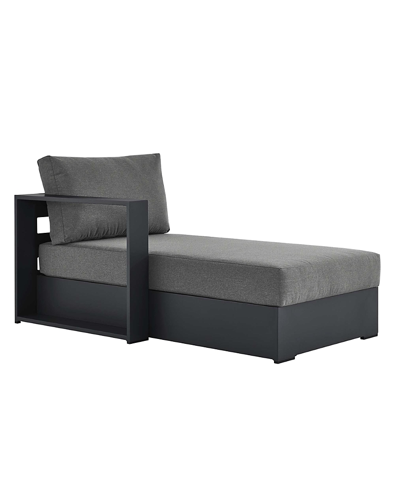 Modway Tahoe Outdoor Patio Powder-Coated Aluminum Modular Left-Facing Chaise Lounge