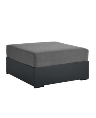 Tahoe Outdoor Patio Powder-Coated Aluminum Ottoman