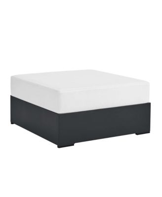 Tahoe Outdoor Patio Powder-Coated Aluminum Ottoman