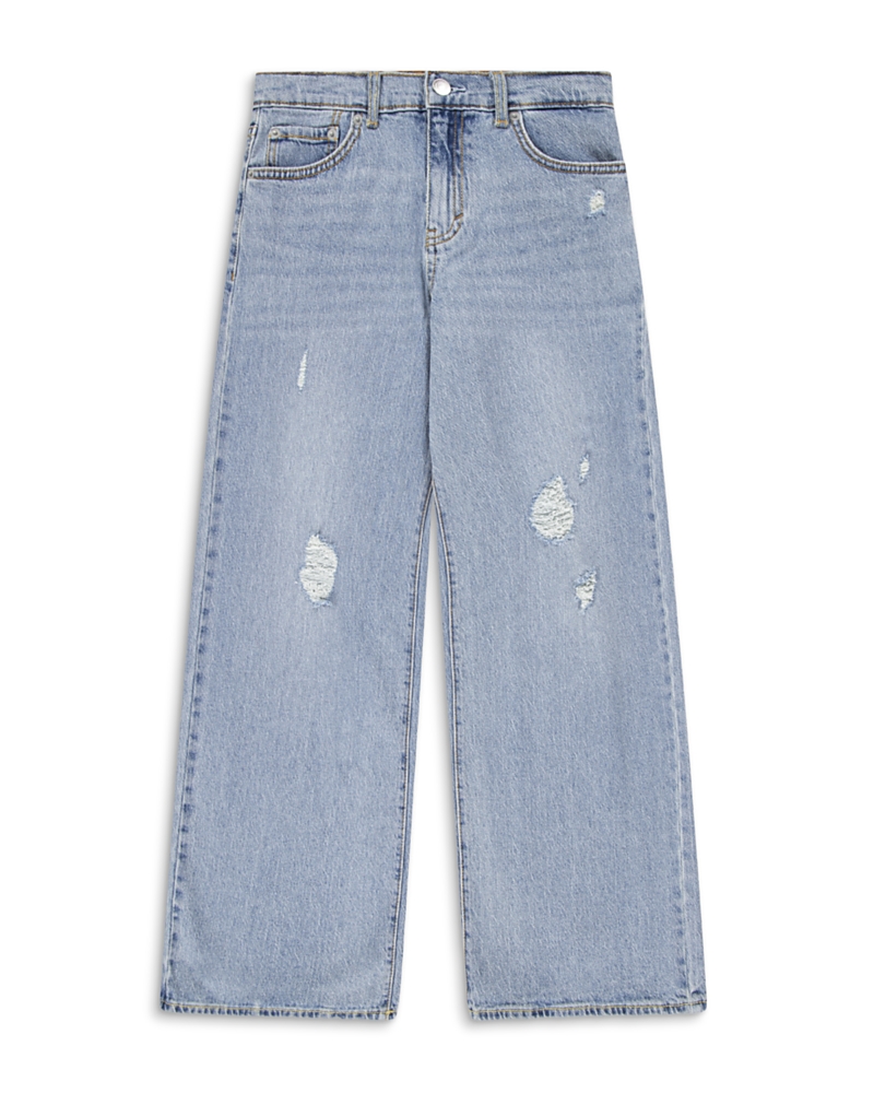 Levi's Girls' High Rise Baggy Jeans - Big Kid In Blue