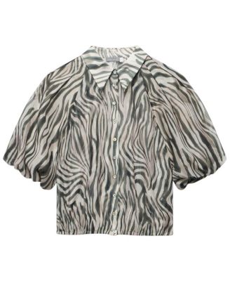 Women's Zebra Print Shirt