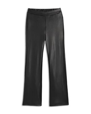 Girls' Pull On Faux Leather Flare Pants, Little Kid, Big Kid - Exclusive