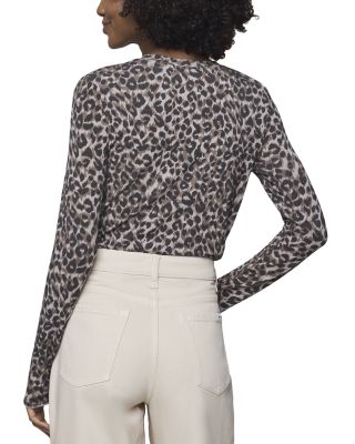 Leopard Print Long Sleeve Tee