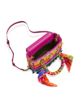 Square Mini Kensington Embellished Top Handle Bag