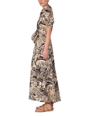 Eren Tie Front Maxi Dress