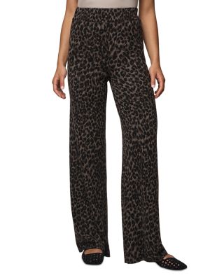 Leopard Sweater Knit Pants