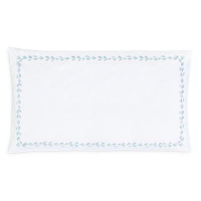 Foglia Embroidered Sateen King Pillowcase