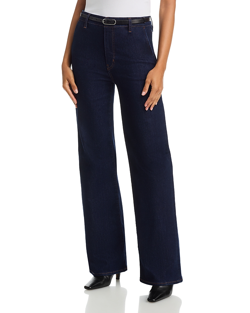 Frame The Straight High Rise Trouser Jean in Rinse