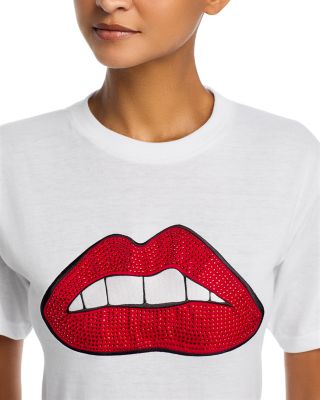 Embellished Lips Tee - Exclusive