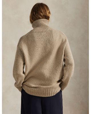 Wool Cashmere Turtleneck Sweater