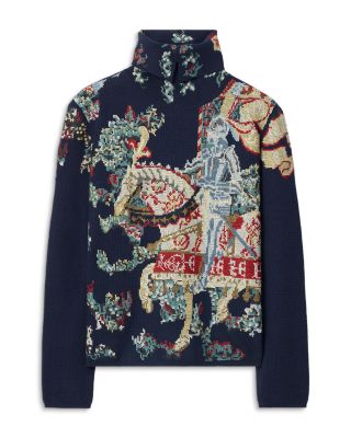 Heraldic Knight Wool Sweater