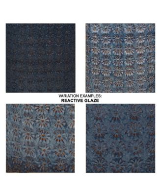 Wildflower Indoor/Outdoor Ceramic Side Table