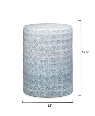 Wildflower Indoor/Outdoor Ceramic Side Table