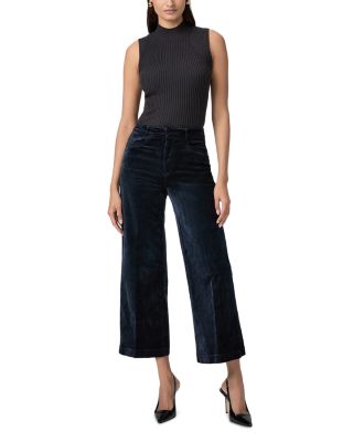 Clean Front Anessa High Rise Ankle Jeans in Deep Navy