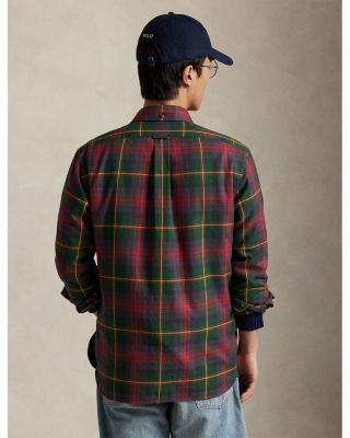 Classic Fit Plaid Flannel Shirt