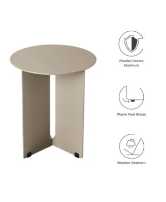 Tecton Outdoor Patio Aluminum Side Table