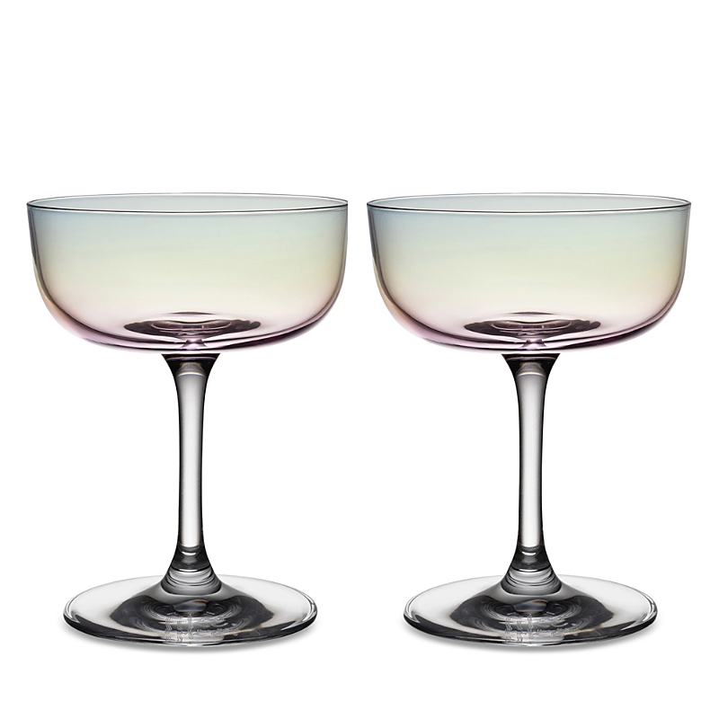 Villeroy & Boch Like Pearl Champagne Glass/dessert Bowl, Set Of 2 In Multi