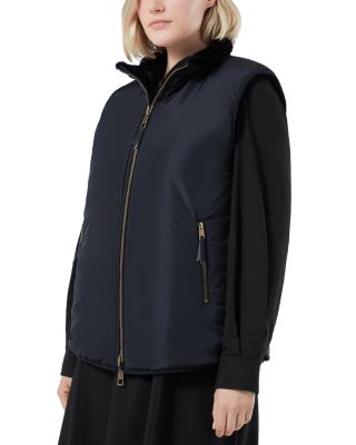 Sport 2A Uscita Disegno Reversible Faux Fur Vest