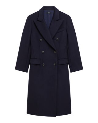 Double Breasted Peak Lapel Coat