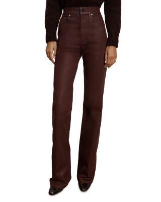 Crosbie High Rise Wide Leg  Jeans in Raisin
