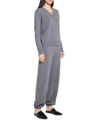 Button Neck Cashmere Sweater