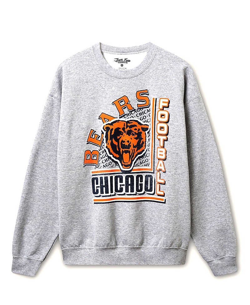 Junk Food Clothing Unisex Nfl Chicago Bears Backfield Flea Market Crew Fleece