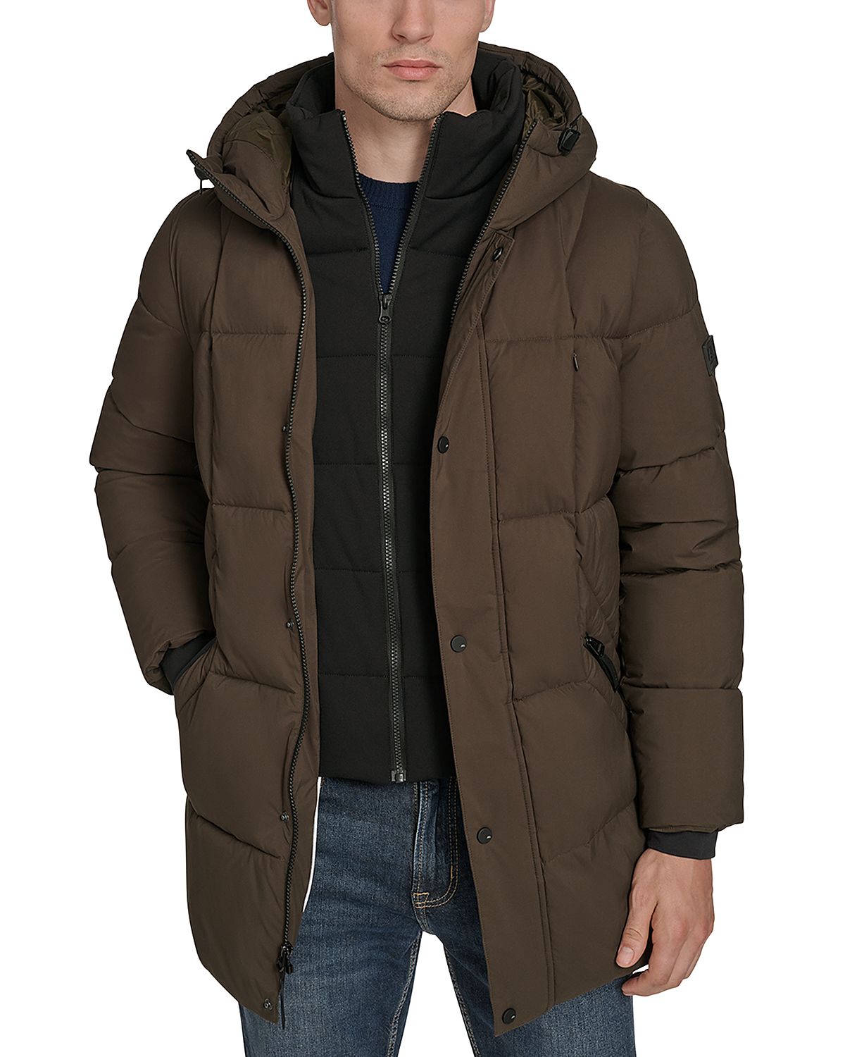 Andrew Marc Millstream Tech Down Parka Jacket