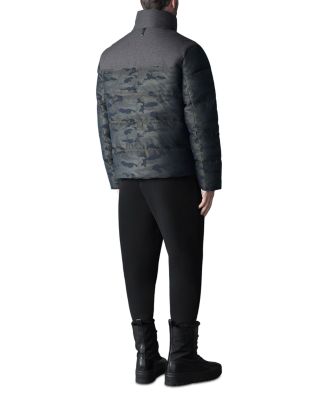 Everett Technical Camo Quilted Down Jacket