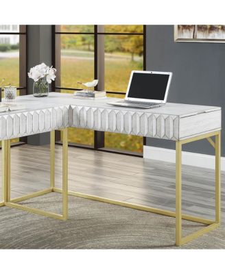 Prelli Steel Base Adjustable Writing Desk with Lift Top and Hidden Drawer