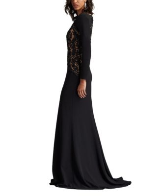 Nayana Embroidered Crepe Gown