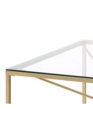 Floyd 35" Glass Top Square Coffee Table