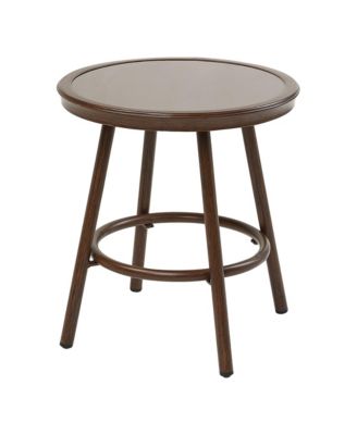 Morrow Aluminum and FE Wicker Outdoor Bistro, Set of 3