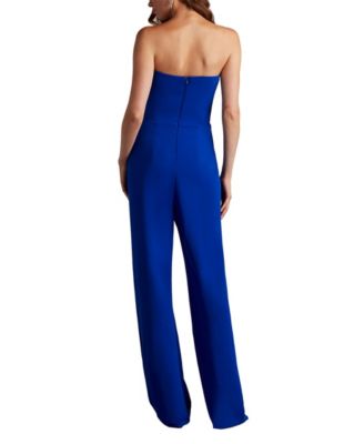 Sirota Center-Front Ruffle Jumpsuit