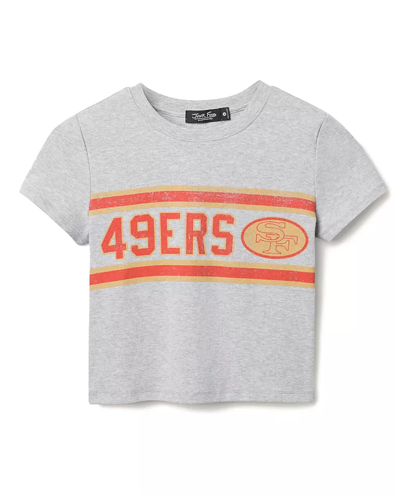 Junk Food Clothing Nfl Women's San Francisco 49ers Sideline Baby Tee