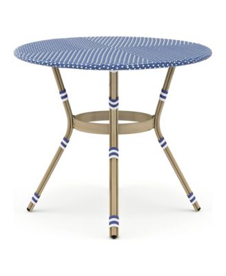 Tricke Aluminum and PE Wicker Patio Round Counter Height Table